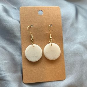 Round Drop Earrings